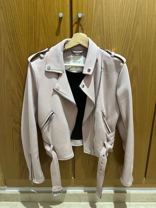 Chaqueta ante rosa Green Coast