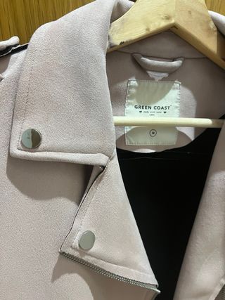 Chaqueta ante rosa Green Coast