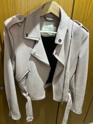 Chaqueta ante rosa Green Coast