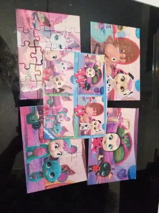 4 Puzzles Infantiles 12-24 Piezas