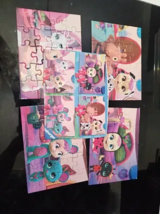 4 Puzzles Infantiles 12-24 Piezas