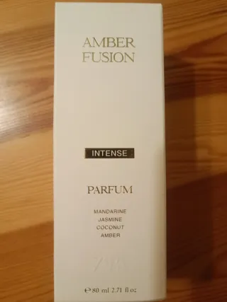 Perfume " AMBER FUSION INTENSE " ZARA. 80 ML.