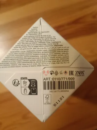 Perfume " AMBER FUSION INTENSE " ZARA. 80 ML.