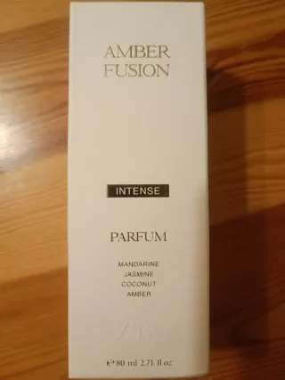 Perfume " AMBER FUSION INTENSE " ZARA. 80 ML.
