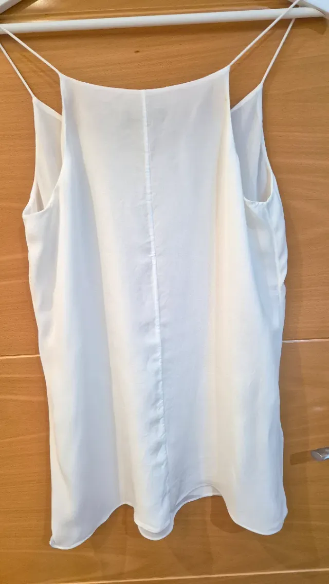 Top Massimo Dutti Blanco T.34