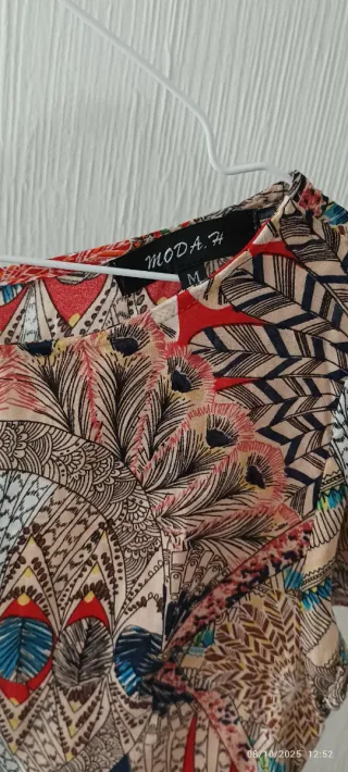 Vestido estampado tribal