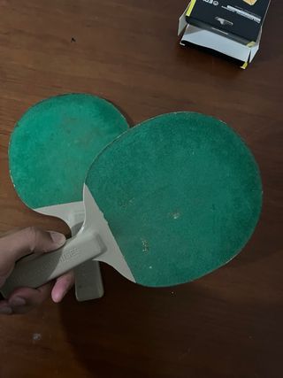 Palas de Ping Pong Verdes (2 unidades)