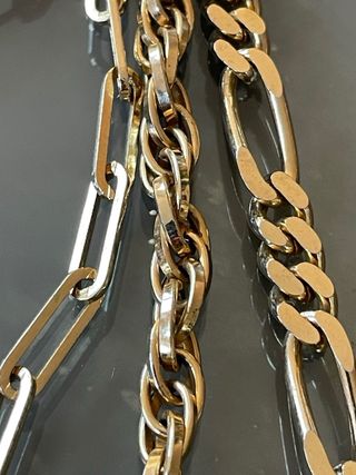 Collana Monet 3 fili dorata vintage