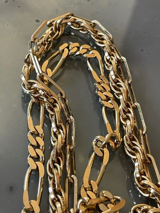 Collana Monet 3 fili dorata vintage