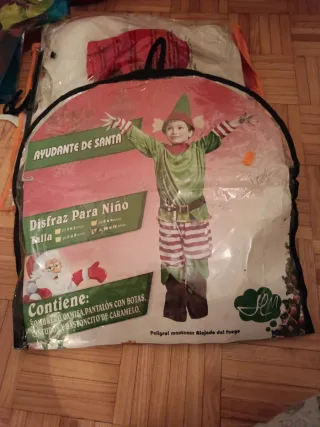 Disfraz Elfo Ayudante de Santa Niño Jem