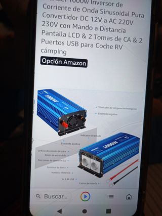 Giandel Inversor 1000W Onda Convexa