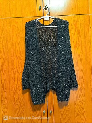 Chaqueta marino con lentejuelas