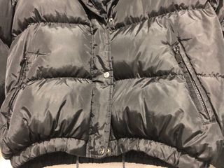 Plumón negro acolchado