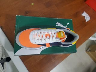 Zapatillas Puma Future Rider Play On Naranja