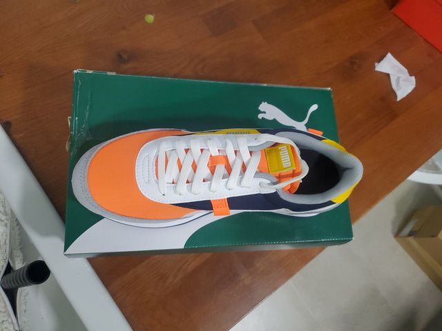 Zapatillas Puma Future Rider Play On Naranja