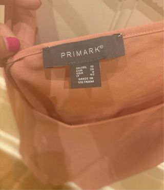 Top tirantes rosa Primark Talla S