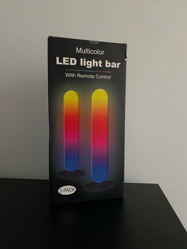 2 Barras LED Multicolor con Mando