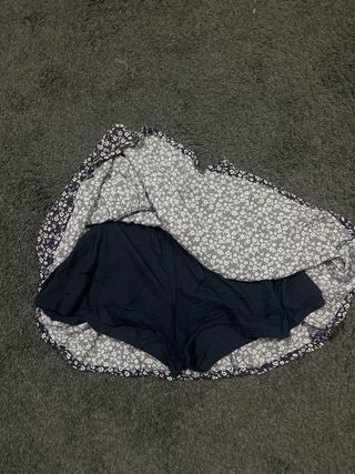 Falda pantalón Zara Kids floral T.13-14