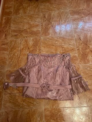 Vestido de fiesta rosa talla 42 sin estrenar