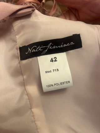 Vestido de fiesta rosa talla 42 sin estrenar