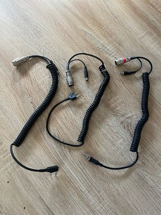 Casco Nac Paramotor con Cables Emisora 