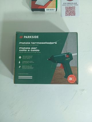 Pistola de Silicona Parkside + Barras
