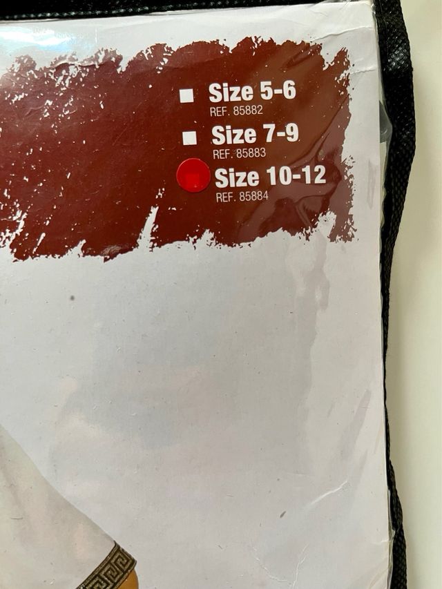 Disfraz de romano para 10-12 años