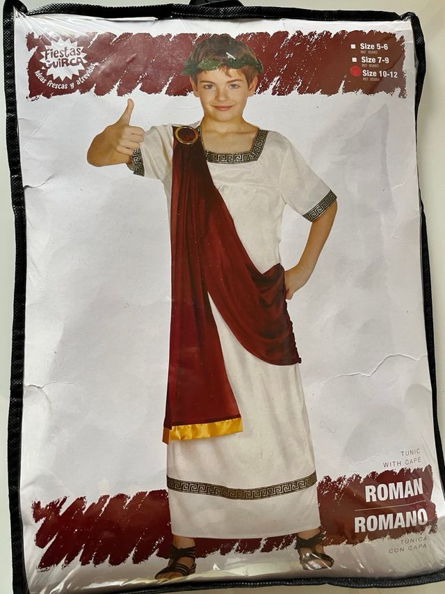 Disfraz de romano para 10-12 años