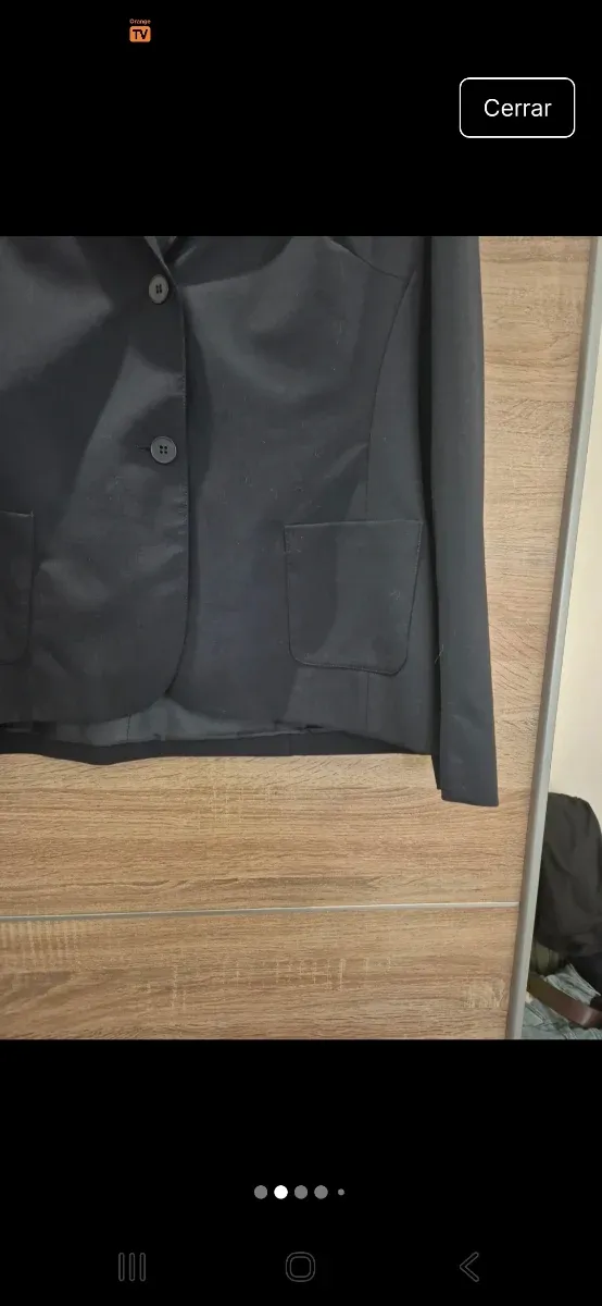 Blazer Vestire Negro Mujer