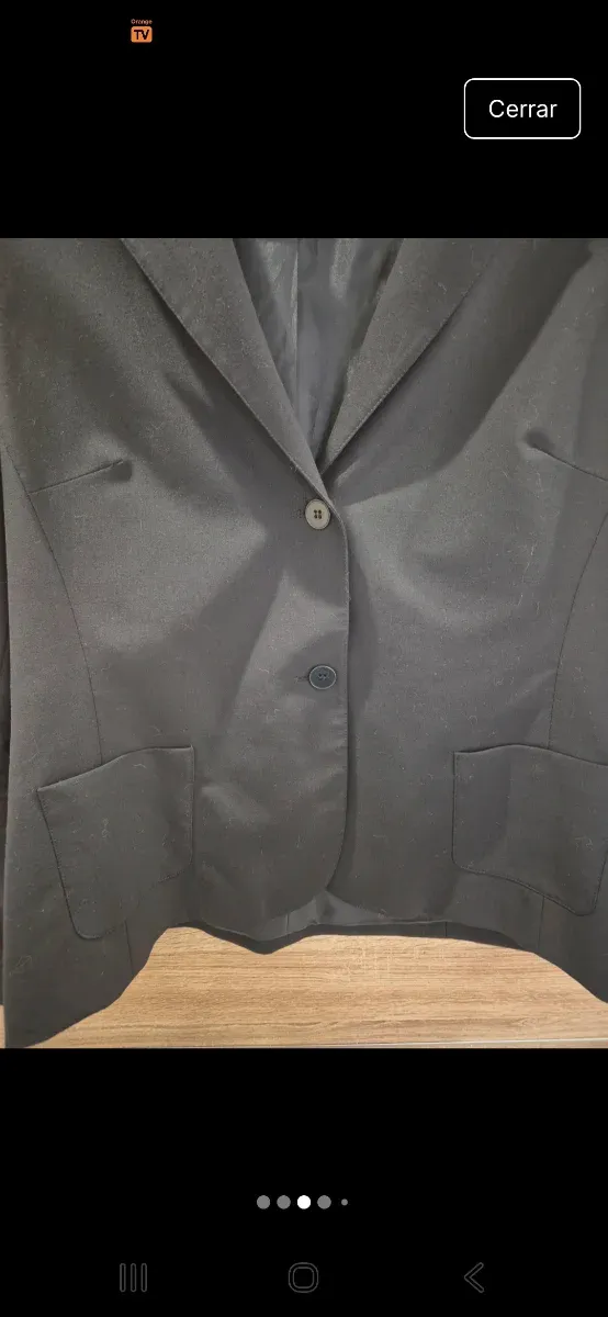 Blazer Vestire Negro Mujer