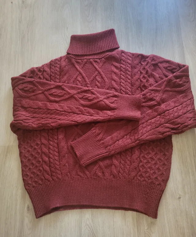 Jersey de punto trenzado 
