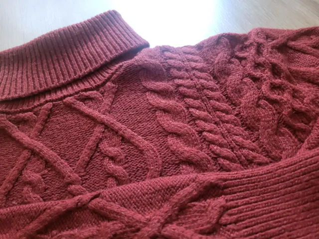 Jersey de punto trenzado 

