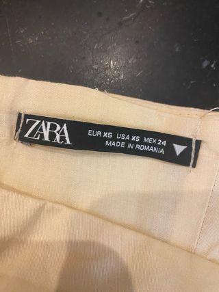Top palabra de honor Zara beige T.34