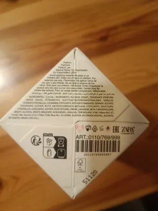 Perfume " ROSE GOURMAND INTENSE " ZARA 80 ML