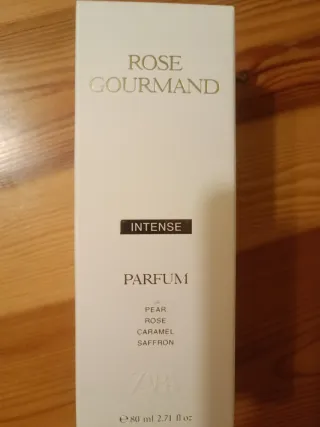 Perfume " ROSE GOURMAND INTENSE " ZARA 80 ML