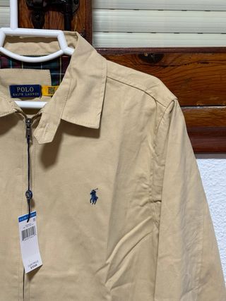 Chaqueta Harrington Polo Ralph Lauren Beige Talla 