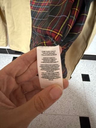 Chaqueta Harrington Polo Ralph Lauren Beige Talla 
