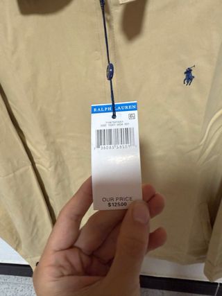 Chaqueta Harrington Polo Ralph Lauren Beige Talla 