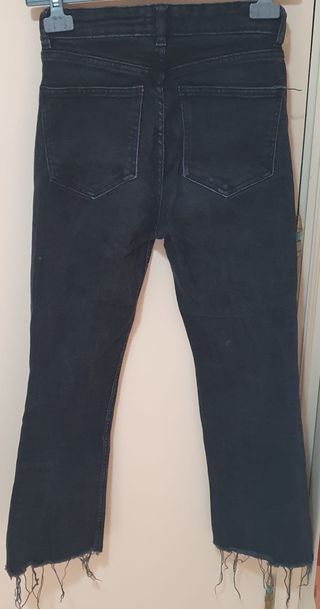 Vaqueros Zara negros talla 36