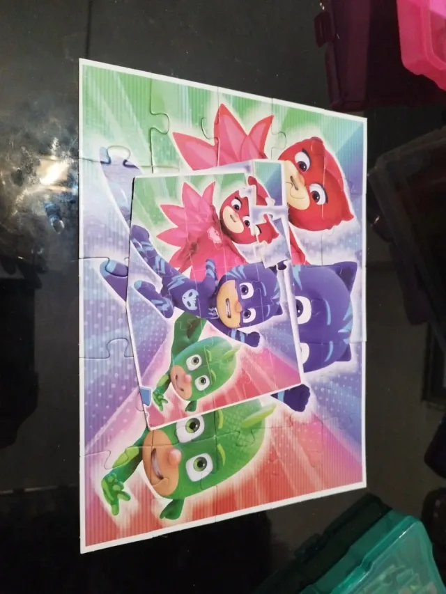 2 Puzzle PJ Masks + dominó pjmasks