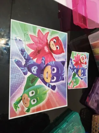 2 Puzzle PJ Masks + dominó pjmasks