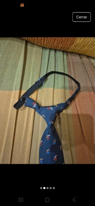 Corbata infantil estampada