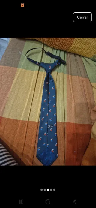 Corbata infantil estampada