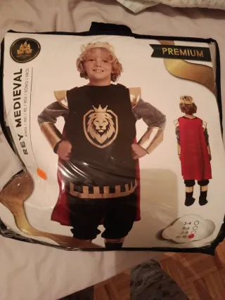 Disfraz Rey Medieval Partilandia