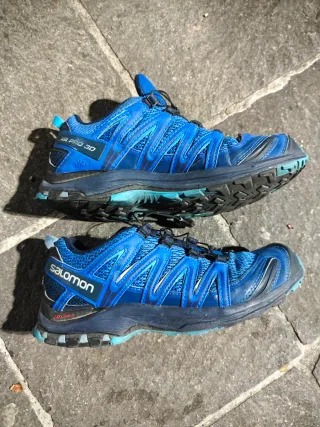 Scarpe Salomon blu uomo