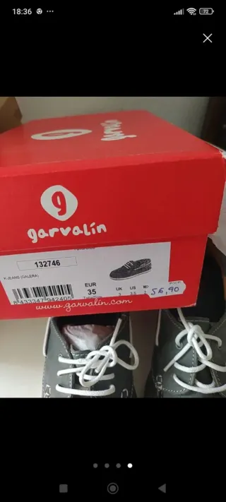 Náuticos niño Garvalin Talla 35 Gris