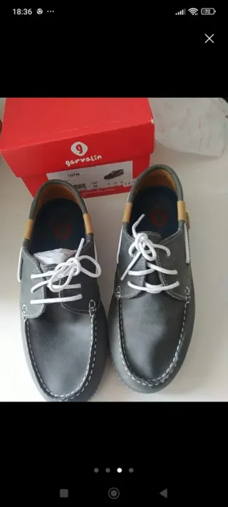 Náuticos niño Garvalin Talla 35 Gris