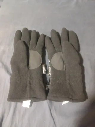 Guantes de frío negros con reflectante