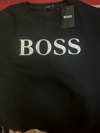 Sudadera BOSS Negra Talla XL