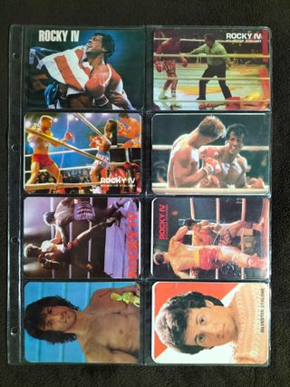 Colección Cromos Rocky IV Sylvester Stallone